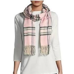 Pink Checkered Scarf